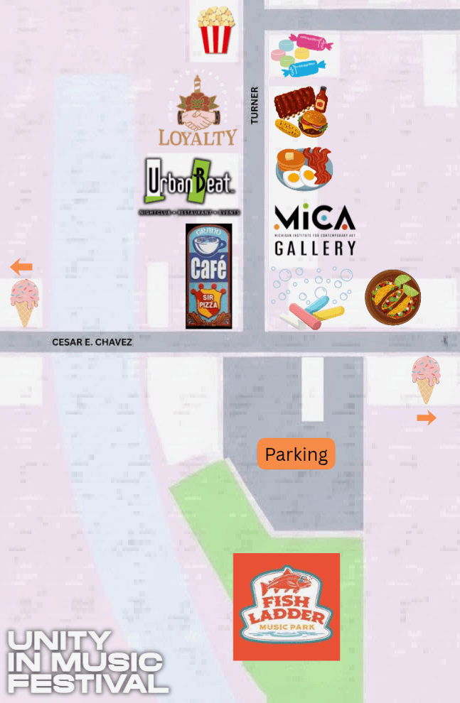 Getting here: Parking, the Cesar E. Chavez block, and the venues on Turner.